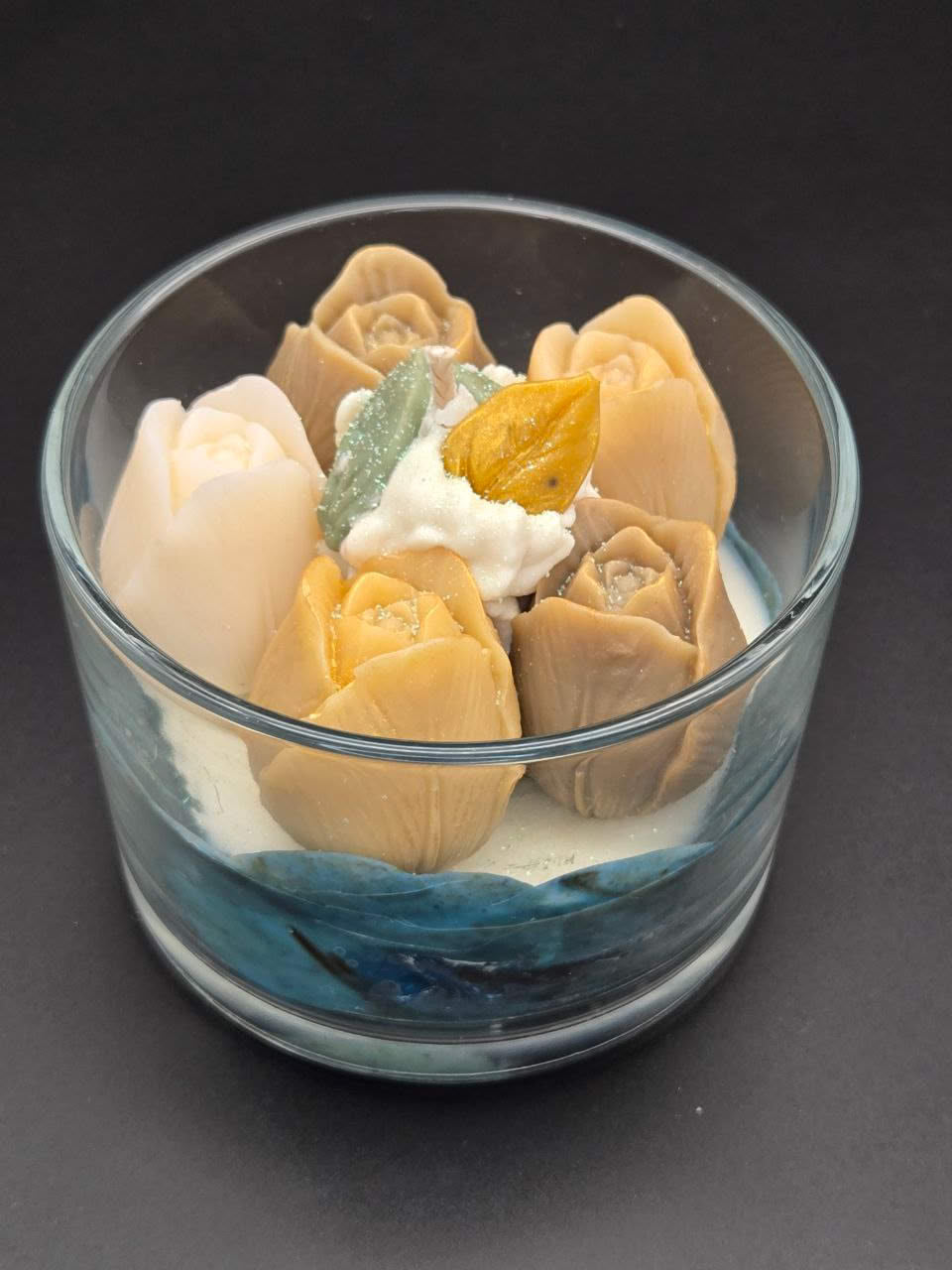 Handcrafted Candle #11 || White Musk & Amber scent || Soy & Olive Wax