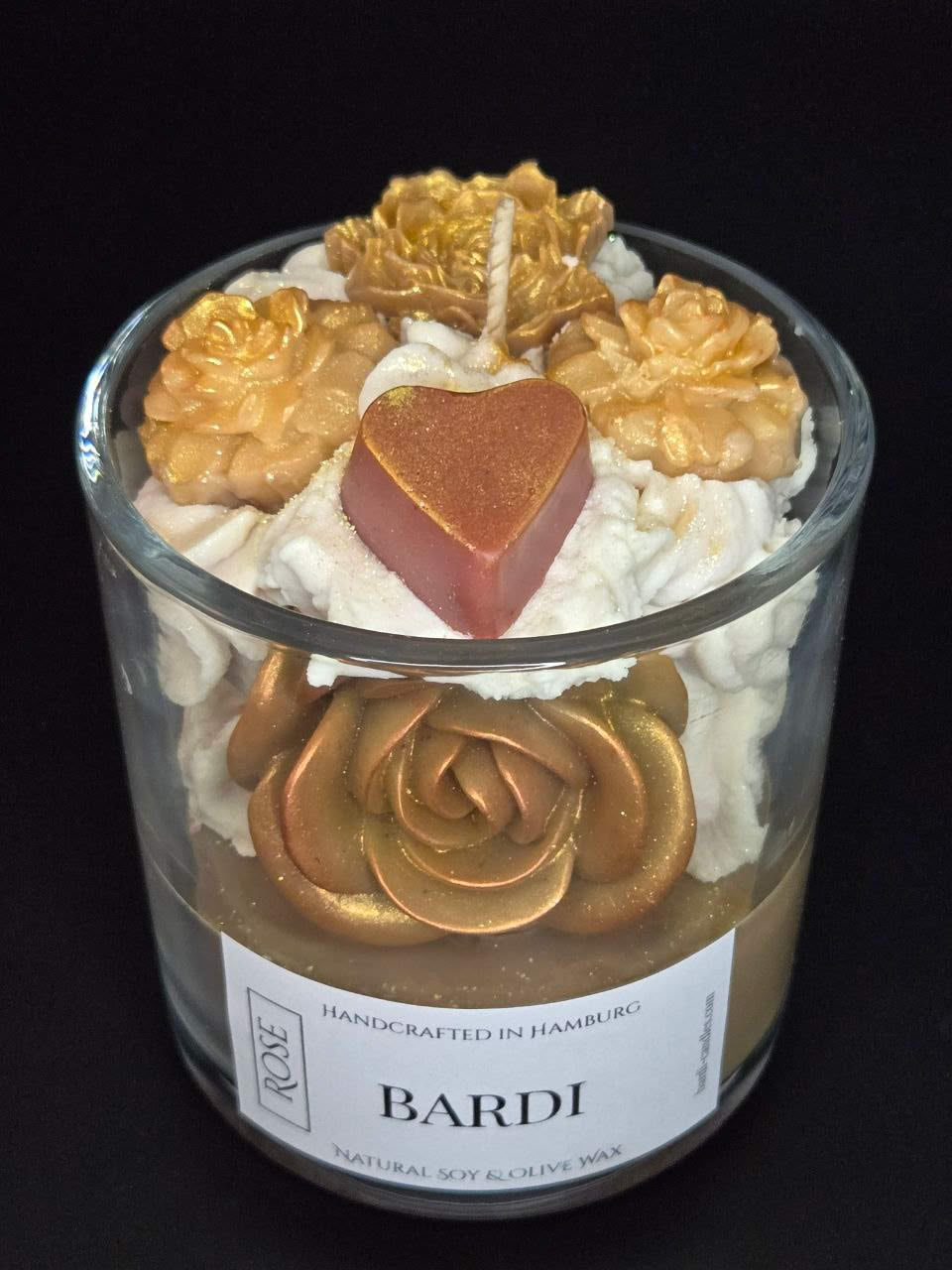 Handcrafted Candle #15 || Thorn & Rose scent || Soy & Olive Wax