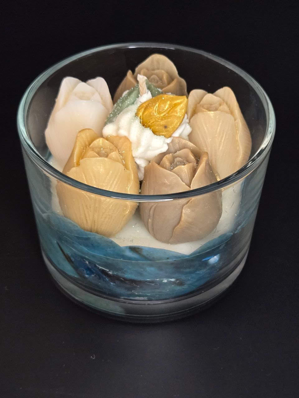 Handcrafted Candle #11 || White Musk & Amber scent || Soy & Olive Wax