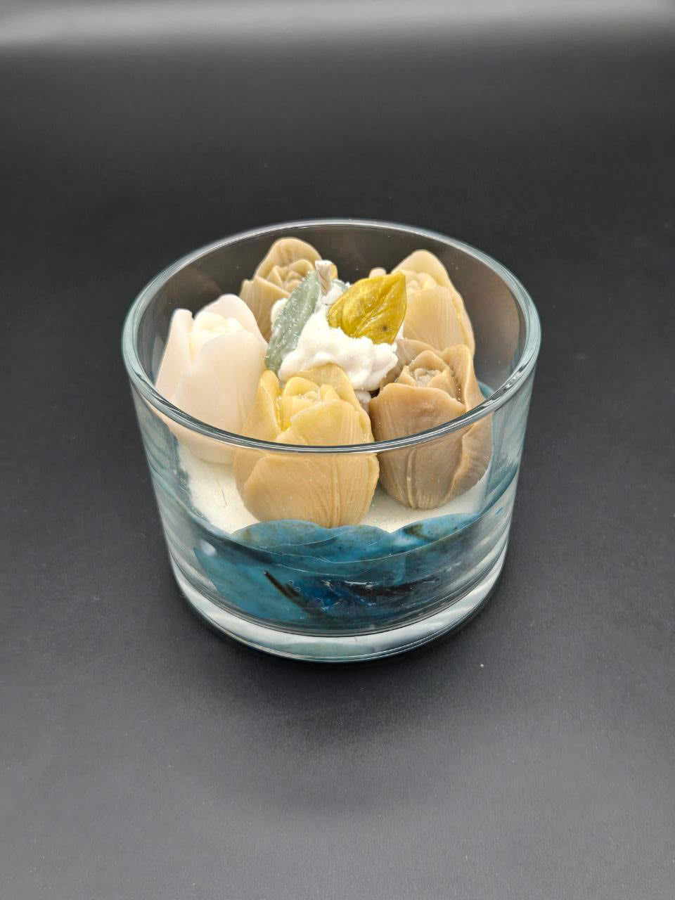 Handcrafted Candle #11 || White Musk & Amber scent || Soy & Olive Wax