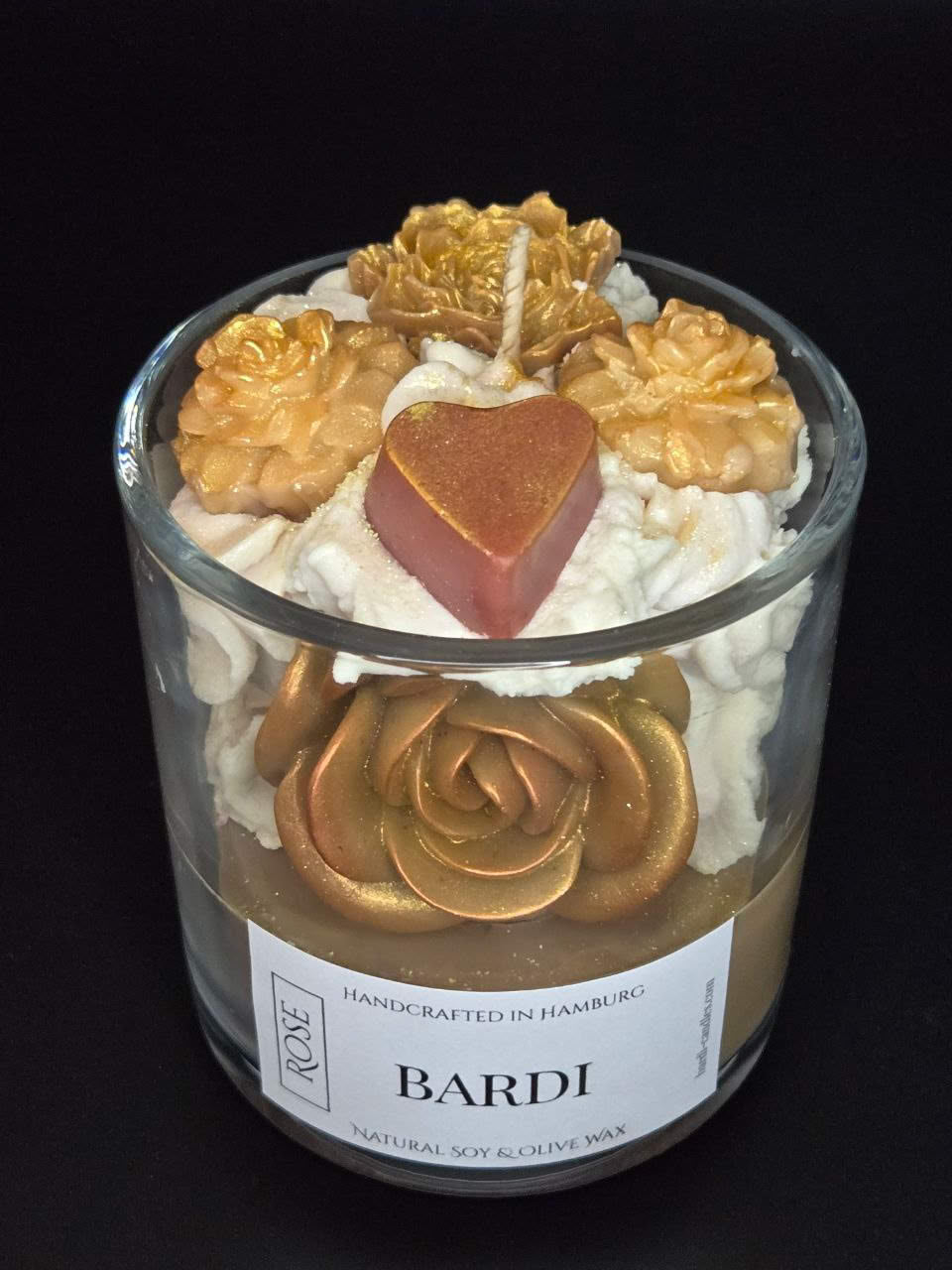 Handcrafted Candle #15 || Thorn & Rose scent || Soy & Olive Wax