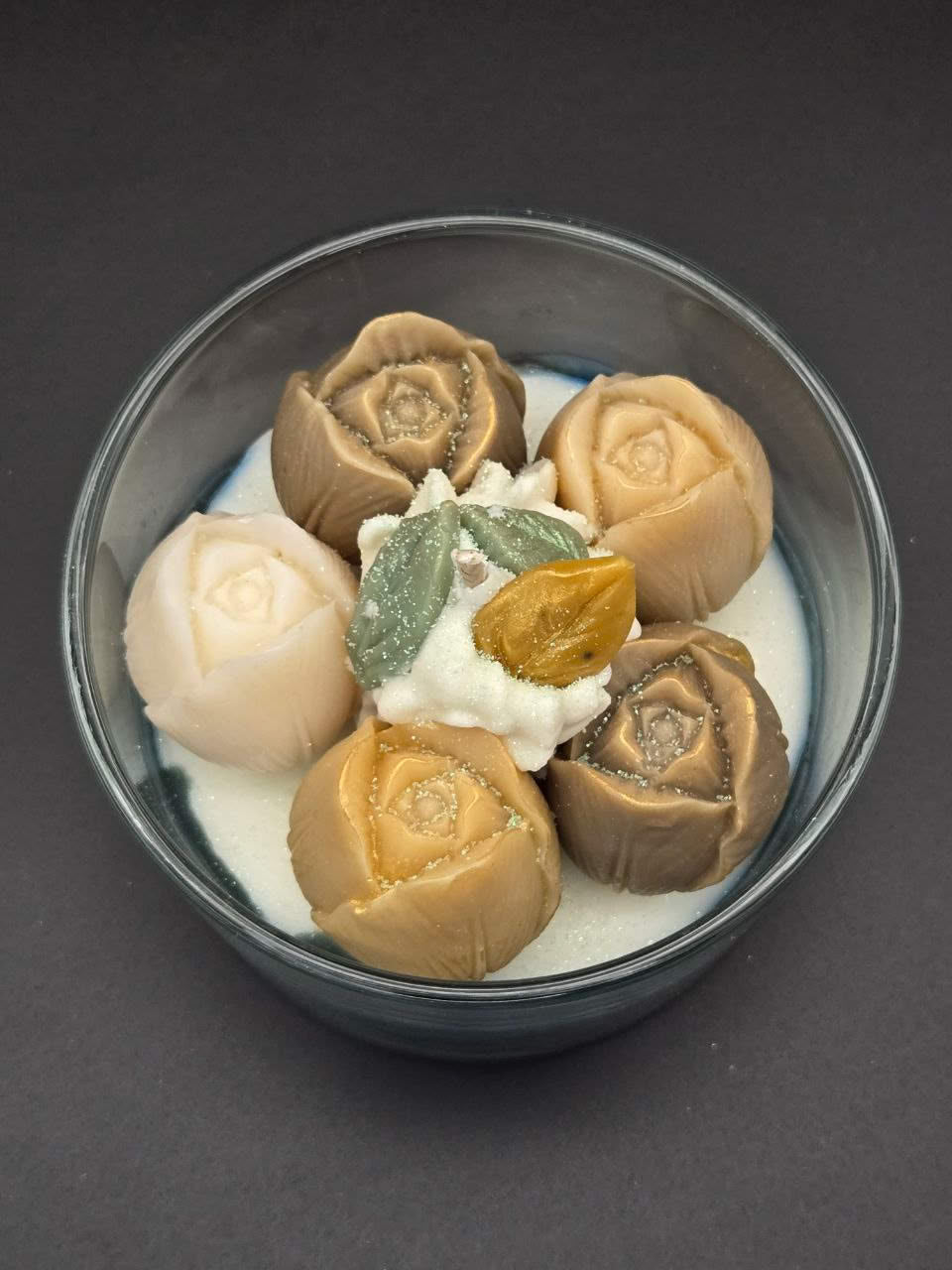 Handcrafted Candle #11 || White Musk & Amber scent || Soy & Olive Wax