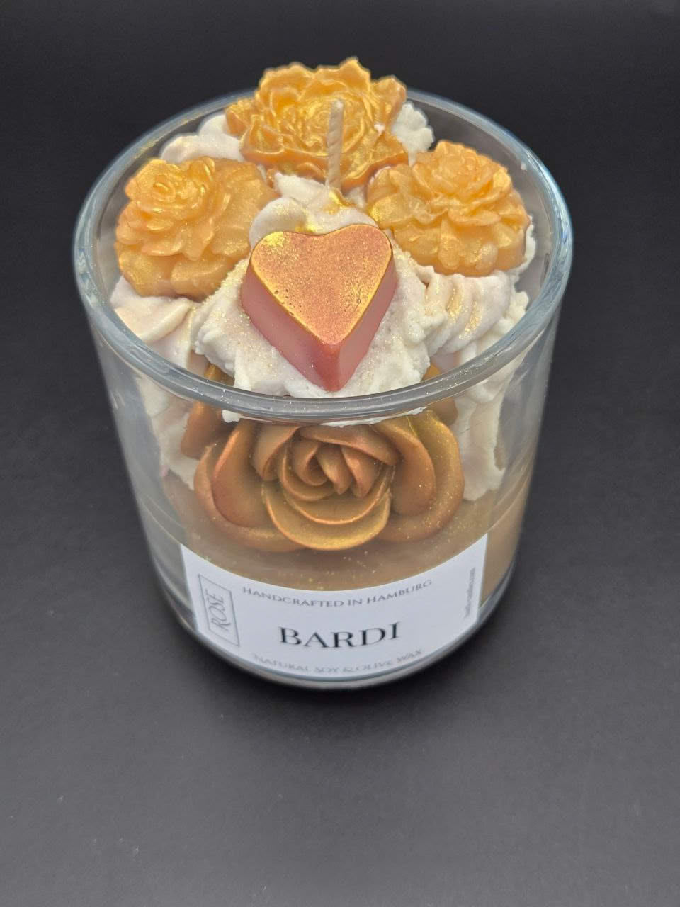 Handcrafted Candle #15 || Thorn & Rose scent || Soy & Olive Wax