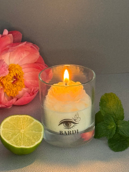 Handcrafted Candle #26 || Peony scent || Soy & Olive Wax